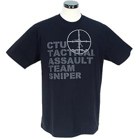 24 CTU-024 CTU CNIPER T-SHIRTS BLACK XL