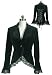 Black Gothic Lace Trim Corset Velvet Jacket