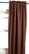 Eclipse Suede 42-Inch by 84-Inch Thermaback Blackout Panel, Chocolate
