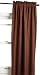 Eclipse Suede 42-Inch by 84-Inch Thermaback Blackout Panel, Chocolate