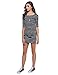 Made by Emma Basic Every Day Boat Neck Stripe 3/4 Sleeve Dress Black White S