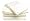 DKNY Ruffle Hem Queen Flat Sheet, Cream