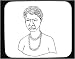 Decorated Mouse Pad with Australia, man, chain, 