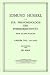 Book Zur Phänomenologie der Intersubjektivität: Texte aus dem Nachlaß. Zweiter Teil. 1921-1928 (Husserliana: Edmund Husserl)