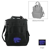 Kansas State Wildcats NCAA Activo Waterproof Tote (Black)