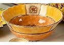 Clay Art Tuscan Sunflower Serve Bowl