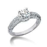1.75 ctw Antique Style Diamond Engagement Ring 14k Gold