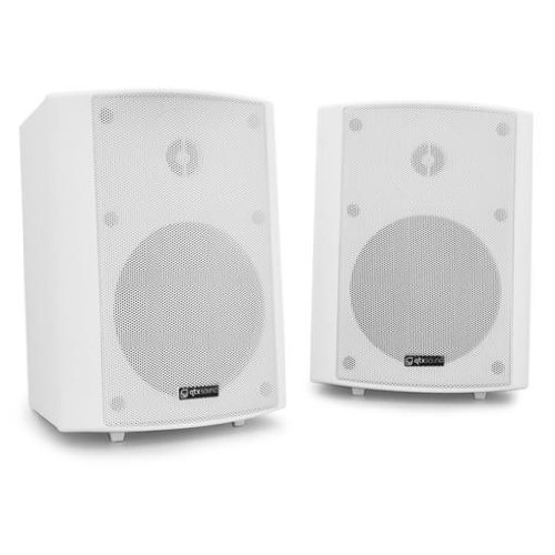 Paar Wand-Lautsprecher QTX BC5A weiss 30W RMS