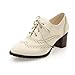 Brand New Fashion Vintage Womens Thick Heels Oxford Shoes