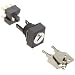 Omron A165K-J2AL-2 Key Type Selector and Switch, Solder Terminal, IP65 Oil Resistant, 16mm Mounting Aperture, 2 Notches, Automatic Reset Method, Left Key Release Postion, Rectangular,Double Pole Double Throw Contacts