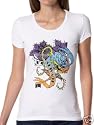 Stylisches Damen Strass T-Shirt "Rose" by Key Largo