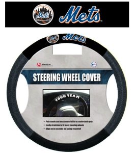 New York Mets MLB Mesh Steering Wheel Cover