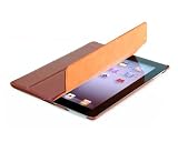 StilGut Couverture Case Tasche aus feinstem Leder für Apple iPad 2 unterstützt Smart-Cover Funktion in cognac