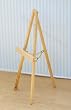 Dollhouse Miniature Wood Easel in Natural Wood