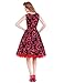 Vianla Retro Women's Floral 1950s Vintage Party Cocktail Swing Dresses