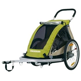Croozer Designs 737 Single Child 3 in 1 Bicycle Trailer, Swivel Wheel, and Fixed Wheel Stroller... by 