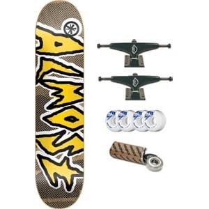 Buy Almost Shark Bite Skateboard - 7.8 Green Yellow w Mini Logo Wheels