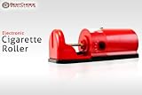 New Red Electric Cigarette Rolling Roller Injector Machine Tobacco Roller