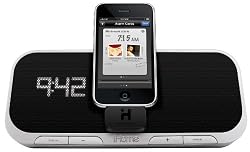 iHome iA5 App-Enhanced Alarm Clock Speaker System for iPod and iPhone (Black)