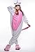 Sunrise Unisex Unicorn Onesie Costume Kigurumi Pajamas (Small, Pink)
