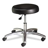 Medical Exam Stool,w/o Back,24-1/4"x27-1/4"x22",Black