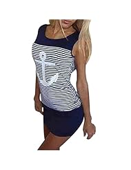 Sleeveless Polyester Short Mini Dress 