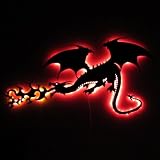 Fire Dragon LED Light Silhouette