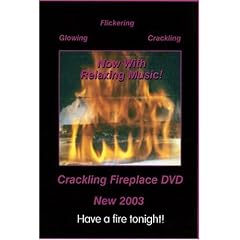 Crackling Fireplace DVD 2003 with Relaxing Music