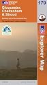 Gloucester, Cheltenham and Stroud (Explorer Maps) (OS Explorer Map)