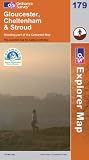 Gloucester, Cheltenham and Stroud (Explorer Maps) (Explorer Maps)