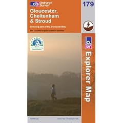 Gloucester, Cheltenham and Stroud (Explorer Maps) (OS Explorer Map)