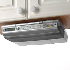Sony LIV Kitchen CD/Clock Radio - ICF-CD543RM