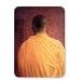 Buddhist Monk, 2005 (acrylic) by Lincoln.. - Mouse Mat Art247 Highest Quality Natural Rubber Mouse Mats - Mouse Mat