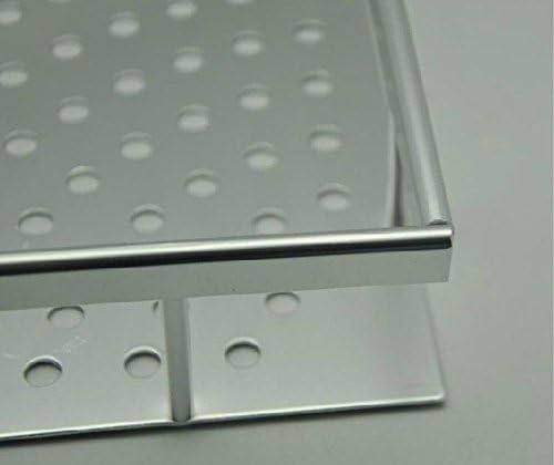 Space Alumimum Dual Tier Triangle Corner Shower Caddy Basket Cosmetic Storage