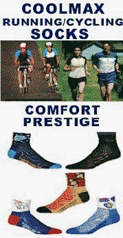 6 PAIRS COOLMAX DeFEET & SOCKGUY RUNNING CYCLING SOCKS - MOSTLY DARK by DEFEETSOCKGUY
