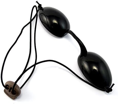 AJSR BP-8632 Laser Safety Glasses 200~2000nm Typical Wavelength IPL Laser Beauty Clinic Patient, Black by AJSR