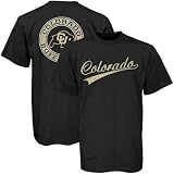 Colorado Buffaloes Black Dual Graphic T-shirt at Football Fanatics