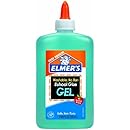 Elmer's Washable No-Run School Glue Gel, 7.625 oz Bottle, Blue (E363)