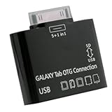 OEM USB OTG Connection Kit & Card Reader for SAMSUNG GALAXY TAB 10.1 P7500 P7510 BLACK