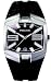 Police Axis Gents Black Strap and Black dial watch