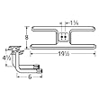 H-Shaped Twin Stainless Steel Burner L-Shaped Venturi