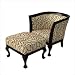 Biedermeier Chair and Ottoman