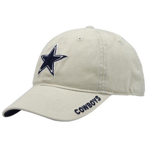 Dallas Cowboys Khaki Adjustable Slouch Cap