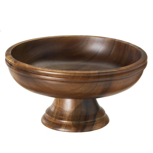 Acacia Footed Bowl by Duru's Industries Corp