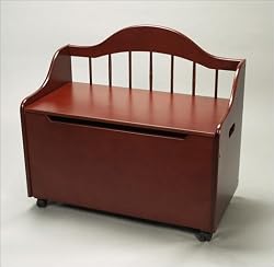 - Decon's Bench Toy Chest-Cherry