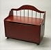 - Decon's Bench Toy Chest-Cherry