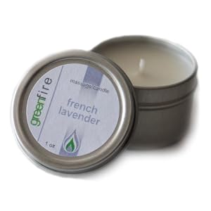 Greenfire French Lavender All Natural Massage Oil Candle, Size: 1 fl. Ounce