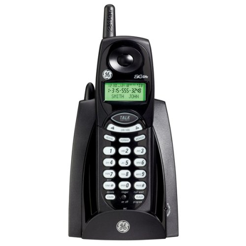 GE Cordless 2.4 GHz 27831FE1 Phone with Call Waiting Caller ID - Black