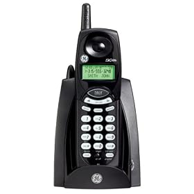 GE Cordless 2.4 GHz 27831FE1 Phone with Call Waiting Caller ID - Black by General Electric