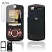 RUBBER FEEL Black Snap-On Cover Hard Case Phone Protector for Motorola Z9 MOTO